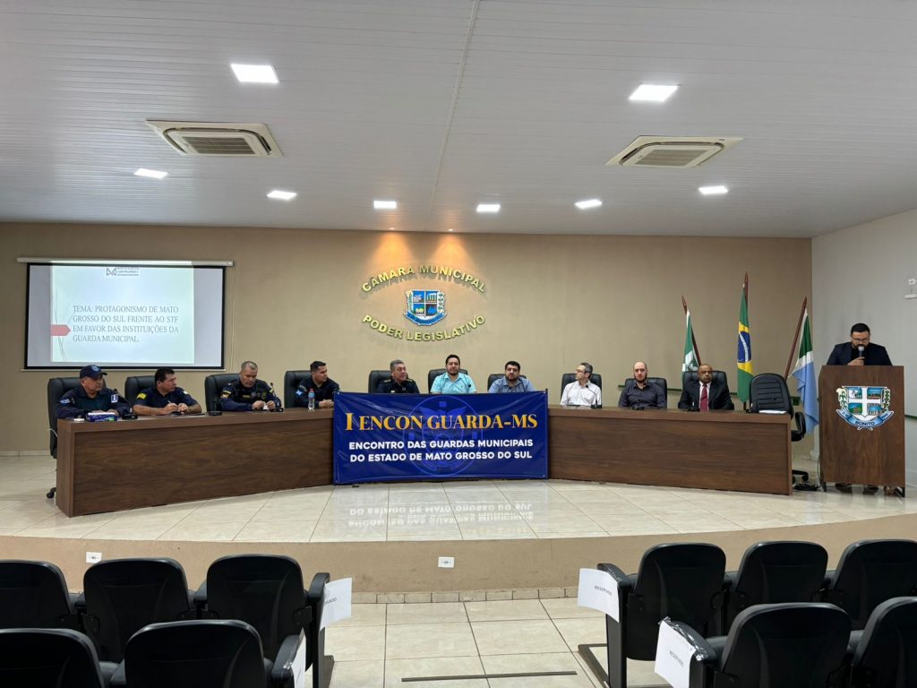 Encontro Estadual das Guardas Municipais do Mato Grosso do Sul inicia-se na manhã de hoje na Câmara Municipal de Bonito.