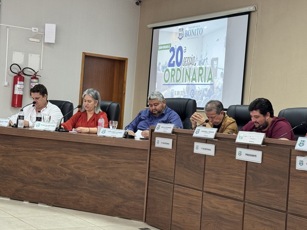 Confira o resumo da 20ª Sessão Ordinária realizada no dia 16 de junho de 2025 na Câmara Municipal