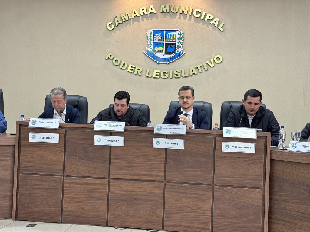 Confira o resumo da 26ª Sessão Ordinária realizada no dia 11 de agosto de 2025 na Câmara Municipal