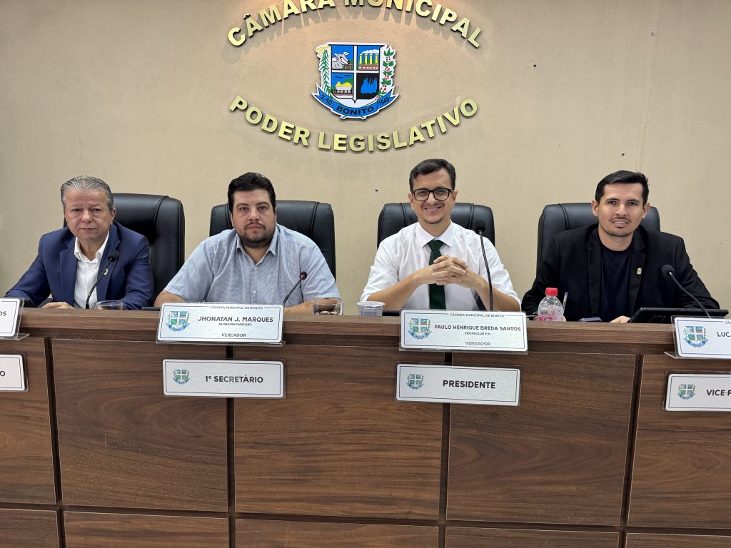 Confira o resumo da 41ª Sessão Ordinária realizada em 24 de novembro de 2025 na Câmara Municipal de Bonito.