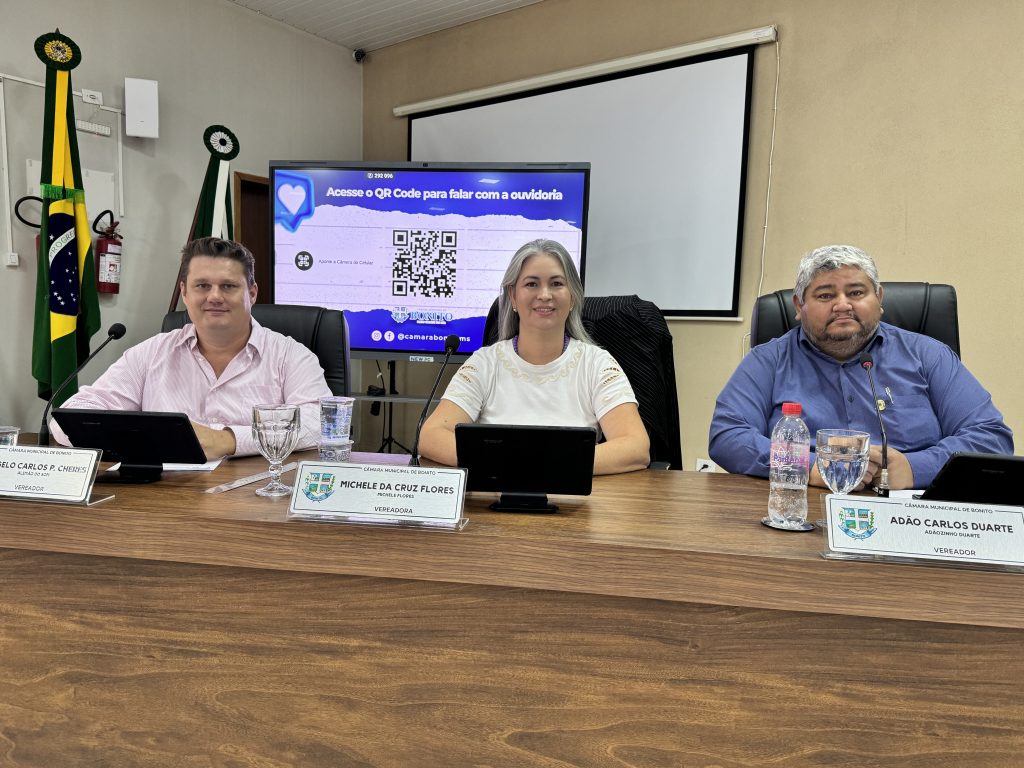 Confira o resumo da 44ª Sessão Ordinária, realizada em 15 de dezembro de 2025, e das Sessões Extraordinárias da Câmara Municipal de Bonito.