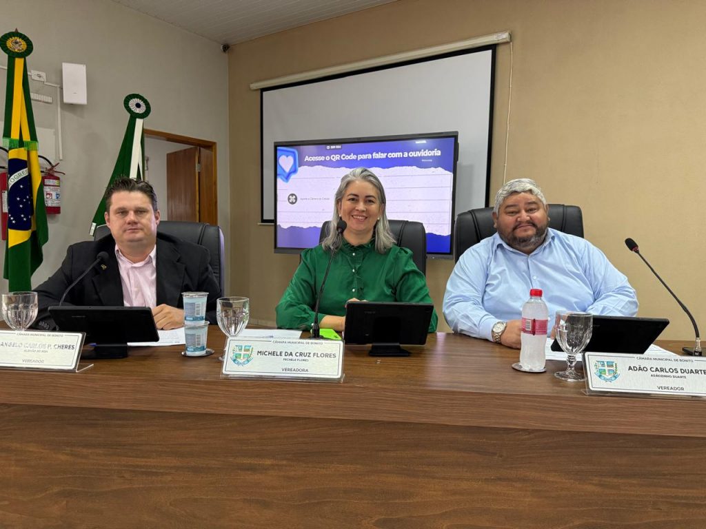 Confira o resumo da 5ª Sessão Ordinária, realizada em 03 de março de 2026, na Câmara Municipal de Bonito.