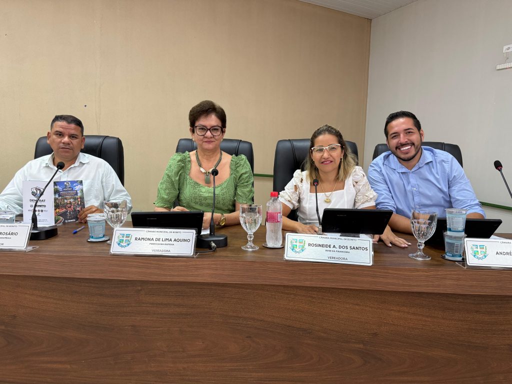 Confira o resumo da 8ª Sessão Ordinária, realizada em 23 de março de 2026, na Câmara Municipal de Bonito.