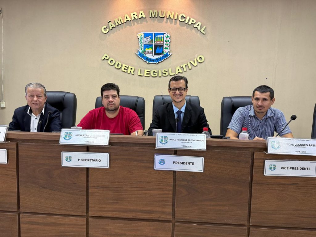 Confira o resumo da 13ª Sessão Ordinária, realizada em 27 de abril de 2026, na Câmara Municipal de Bonito.