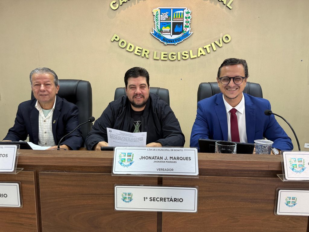 Confira o resumo da 15ª Sessão Ordinária, realizada em 11 de maio de 2026, na Câmara Municipal de Bonito.