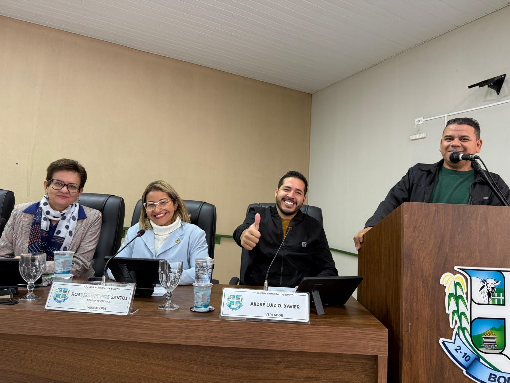 Confira o resumo da 15ª Sessão Ordinária, realizada em 11 de maio de 2026, na Câmara Municipal de Bonito.