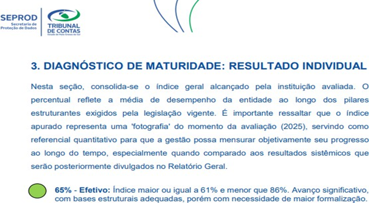Câmara Municipal de Bonito alcança nível efetivo de maturidade em Proteção de Dados em avaliação do TCE-MS Câmara Municipal de Bonito alcança nível efetivo de maturidade em Proteção de Dados em avaliação do TCE-MS