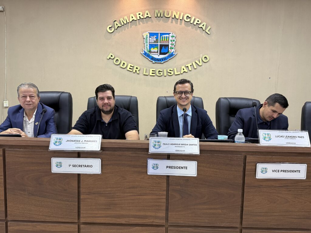 Confira o resumo da 22ª Sessão Ordinária realizada em 30 de junho de 2026 na Câmara Municipal de Bonito