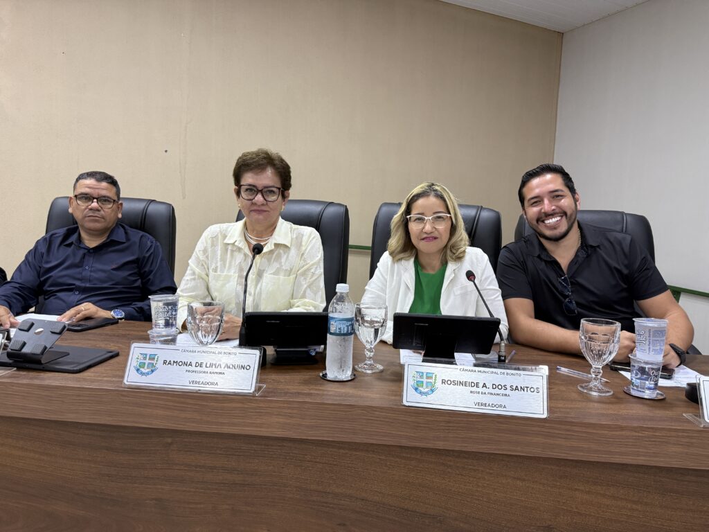 Confira o resumo da 25ª Sessão Ordinária, realizada em 03 de agosto de 2026, na Câmara Municipal de Bonito.