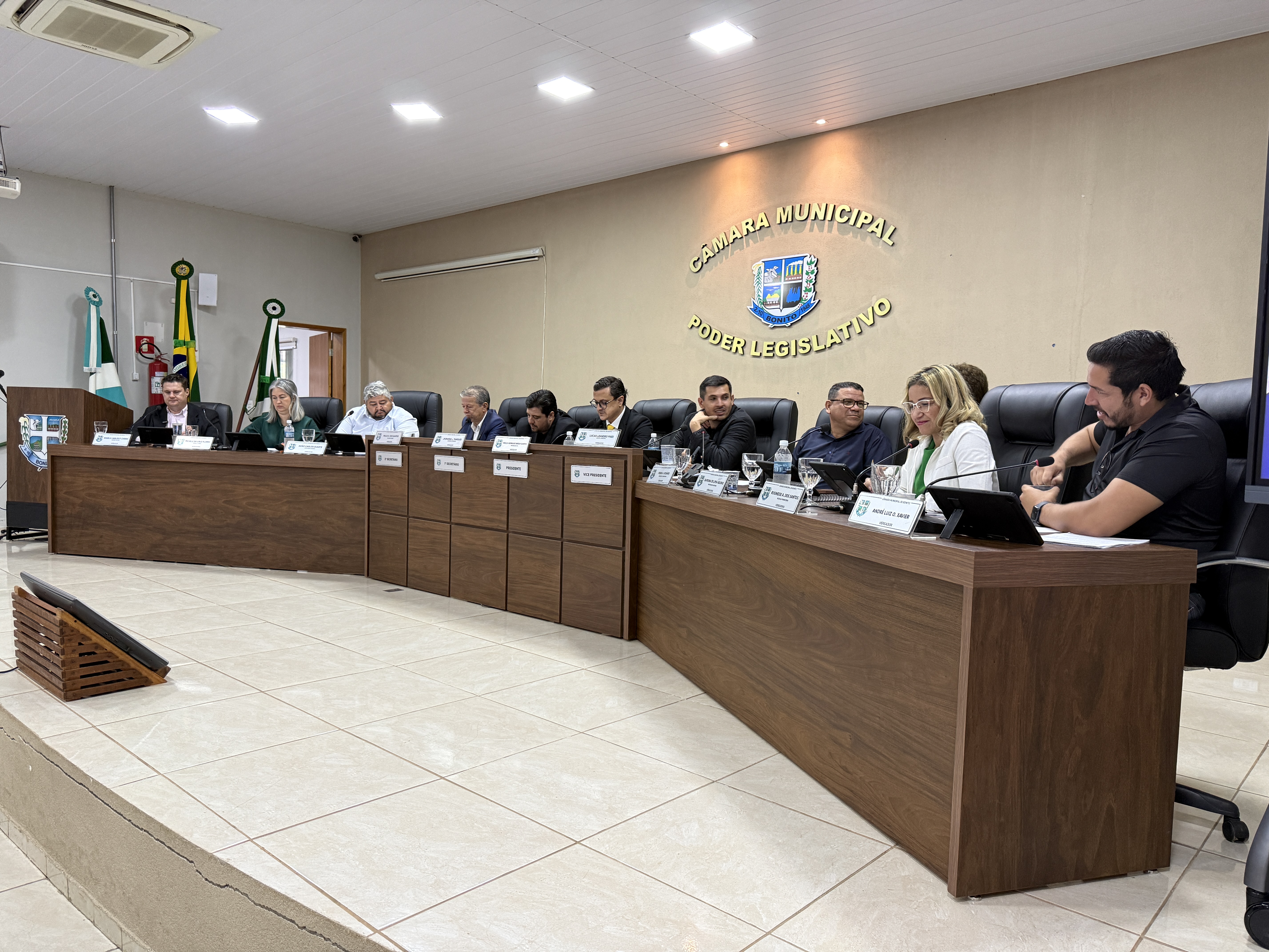 Confira o resumo da 25ª Sessão Ordinária, realizada em 03 de agosto de 2026, na Câmara Municipal de Bonito.