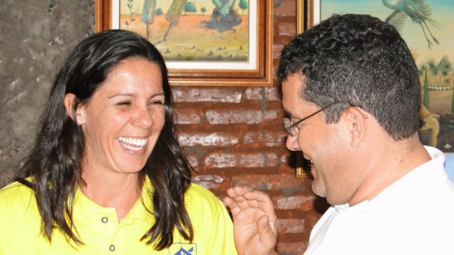 SANDRA PIRES MEDALHA DE OURO DO BRASIL VISITA BONITO