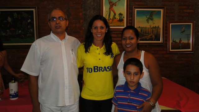 SANDRA PIRES MEDALHA DE OURO DO BRASIL VISITA BONITO
