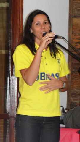 SANDRA PIRES MEDALHA DE OURO DO BRASIL VISITA BONITO