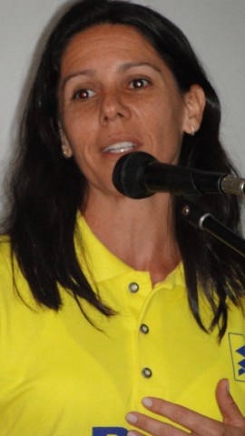 SANDRA PIRES MEDALHA DE OURO DO BRASIL VISITA BONITO