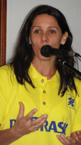 SANDRA PIRES MEDALHA DE OURO DO BRASIL VISITA BONITO