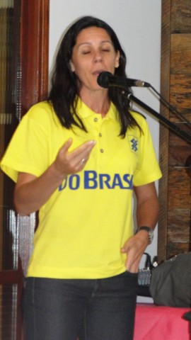 SANDRA PIRES MEDALHA DE OURO DO BRASIL VISITA BONITO