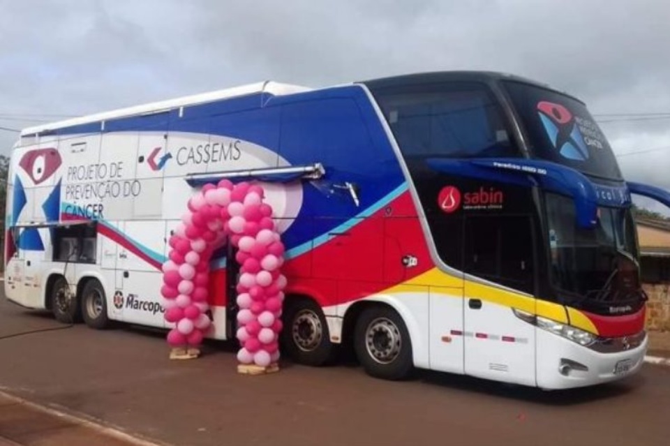 Em 2020, Primeira parada do Ônibus de Prevenção ao Câncer será em Bonito
