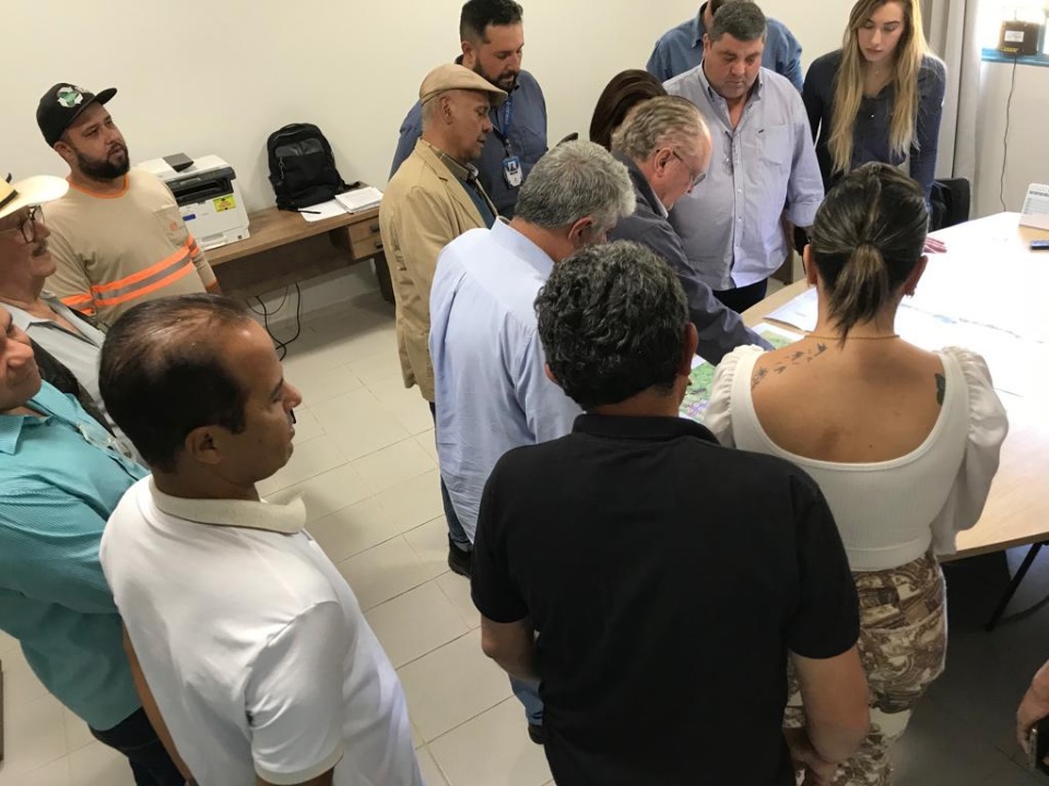 Vereadores acompanham visita técnica realizada na Estação de Tratamento de Esgoto de Bonito (ETE).