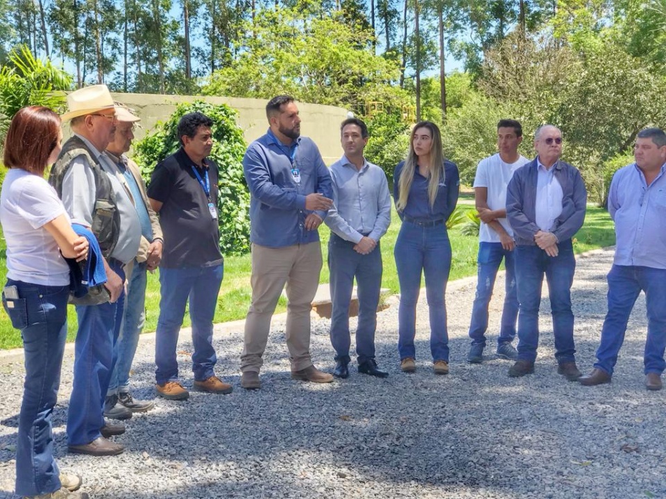 Vereadores acompanham visita técnica realizada na Estação de Tratamento de Esgoto de Bonito (ETE).