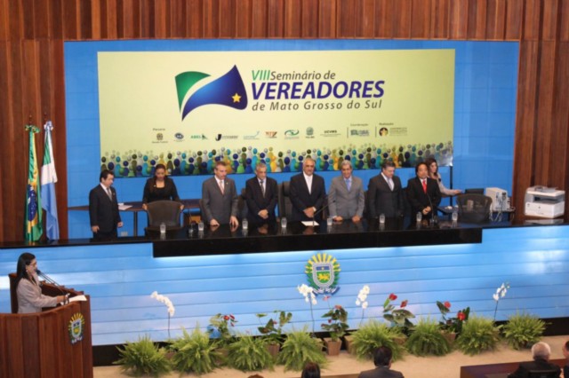 Vereadores de Bonito participam da 8ª edição do seminário de Vereadores em Campo Grande.
