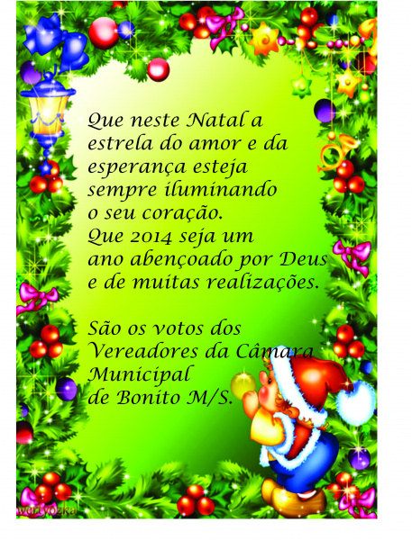 Feliz Natal e Próspero Ano Novo