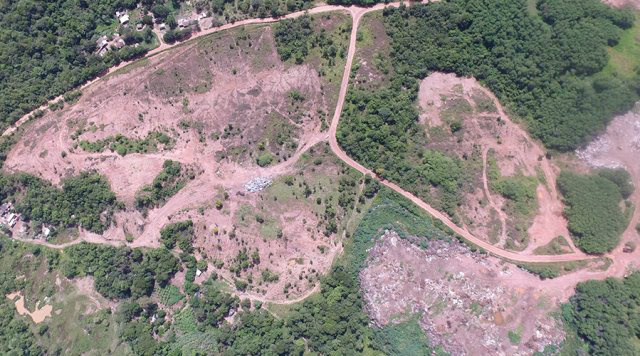 Meio Ambiente deve aumentar coleta seletiva do lixo Imagem aérea do Aterro Controlado-Bonito MSFoto:Glaucio Cezar Jabuty