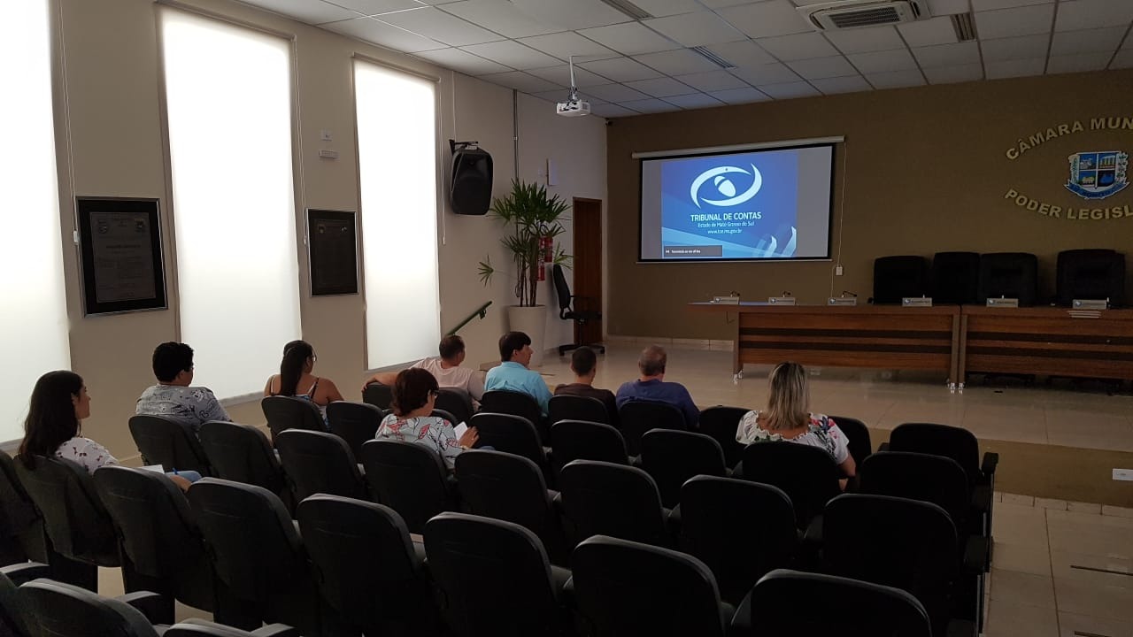 Servidores da Câmara Municipal participam de cursos de capacitação junto ao TCE-MS