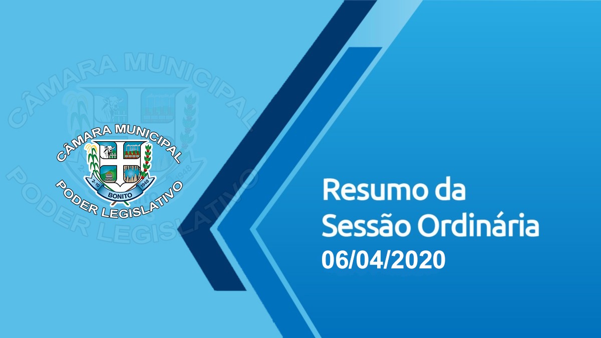 Resumo da Sessão Ordinária de segunda-feira (6)