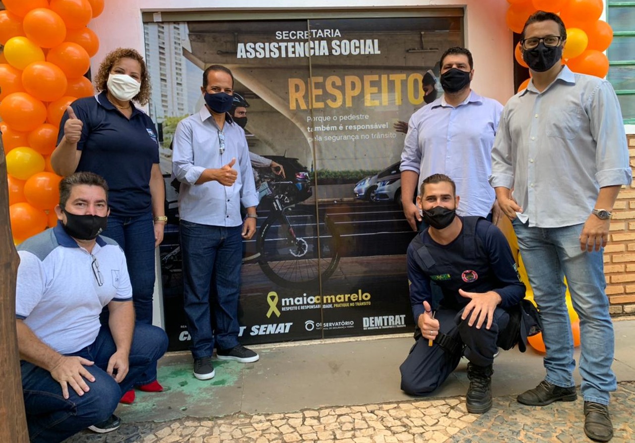 Evento marca o encerramento das campanhas Maio Amarelo e Maio Laranja.