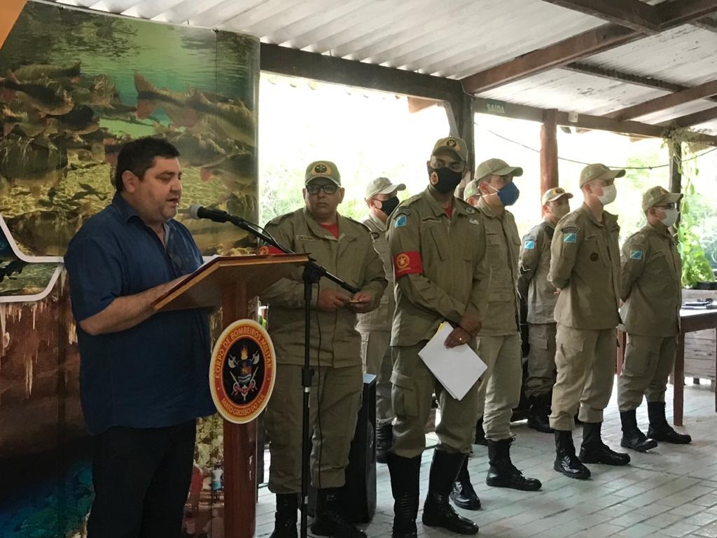 Primeiro curso de mergulho em caverna realizado pelo CBMMS acontece em Bonito.