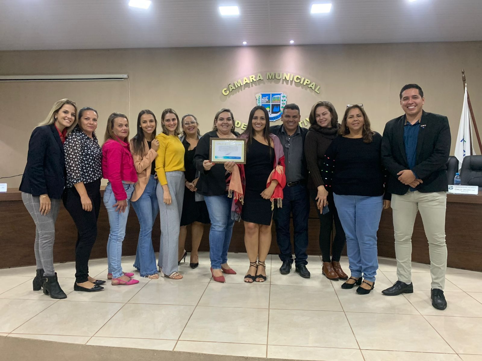 Entrega da Moção de Parabenização a Equipe do CAPS (Centro de Atenção Psicossocial).