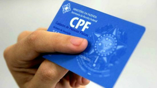 Receita disponibiliza inscrição gratuita de CPF via internet