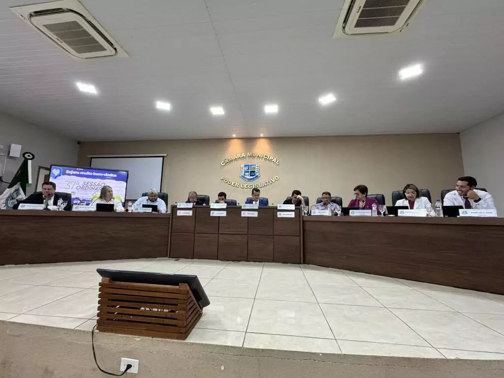 Confira o resumo da 37ª Sessão Ordinária realizada em 27 de outubro de 2025 na Câmara Municipal de Bonito