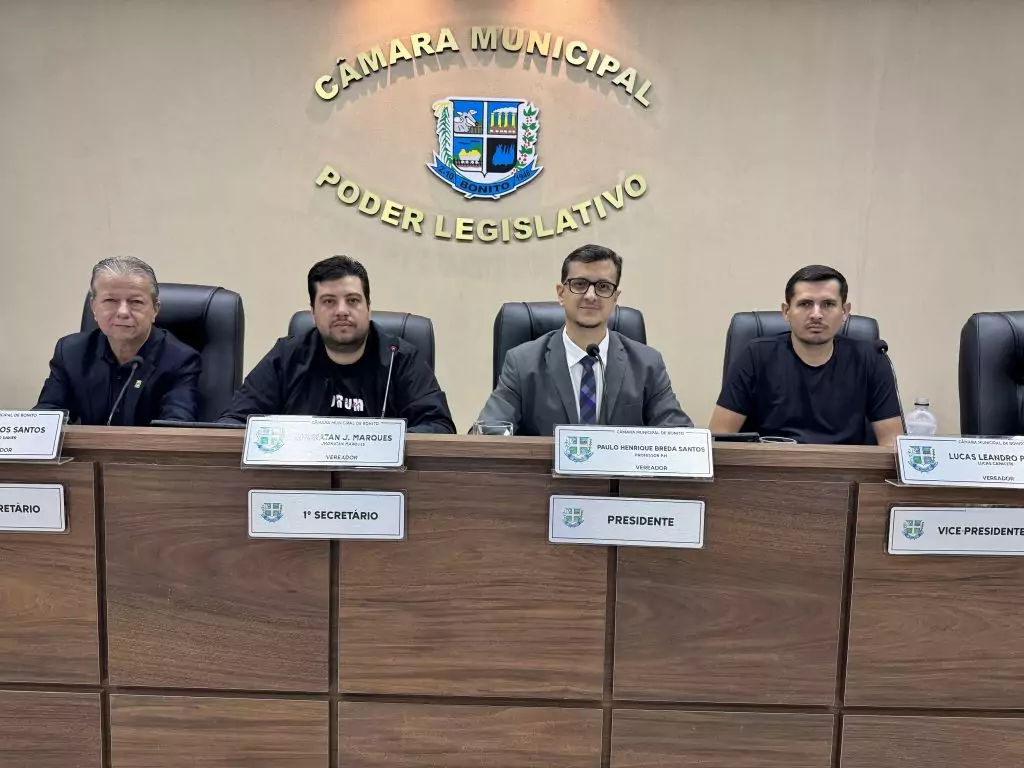 Confira o resumo da 40ª Sessão Ordinária realizada em 17 de novembro de 2025 na Câmara Municipal de Bonito. Confira o resumo da 40ª Sessão Ordinária realizada em 17 de novembro de 2025 na Câmara Municipal de Bonito.