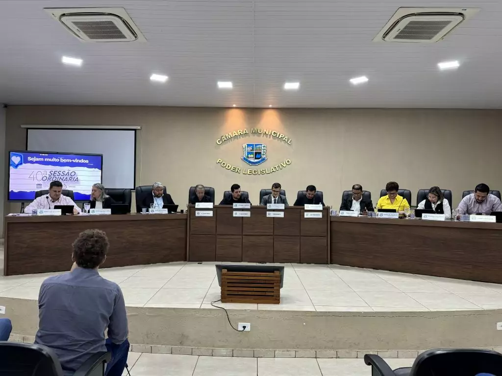 Confira o resumo da 40ª Sessão Ordinária realizada em 17 de novembro de 2025 na Câmara Municipal de Bonito. Confira o resumo da 40ª Sessão Ordinária realizada em 17 de novembro de 2025 na Câmara Municipal de Bonito.