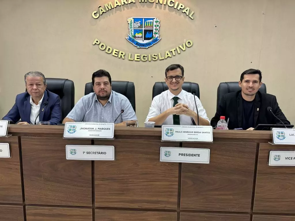 Confira o resumo da 41ª Sessão Ordinária realizada em 24 de novembro de 2025 na Câmara Municipal de Bonito.