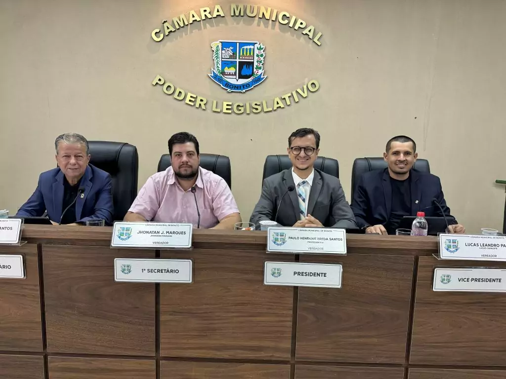 Confira o resumo da 2ª Sessão Ordinária, realizada em 9 de fevereiro de 2026, na Câmara Municipal de Bonito.
